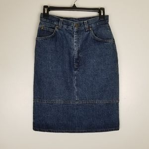 VTG LEVI'S Denim Pencil Skirt Sz 9